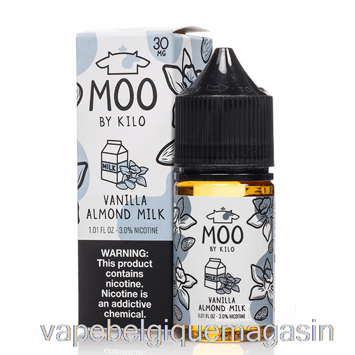 Vape Juice Vanille Lait D'amande - Sels De Moo - 30ml 50mg